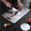 Kit 3 Tábuas de Corte em Aço Inox 304 Antibacteriana Antimofo | Tábua de Cozinha Profissional Lavável Fácil Limpeza para Carne Legumes e Frutas | Higiene Total
