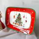 Conjunto de Porcelana  Natalino com 6 Peças