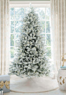 Árvore de Natal Artificial King Flock® 600 Luzes LED Branco Quente