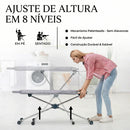 Tábua de Passar Roupas 360° – Giratória, Face Dupla e 8 Níveis de Altura