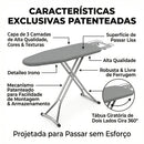 Tábua de Passar Roupas 360° – Giratória, Face Dupla e 8 Níveis de Altura