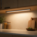 Luminária LED Sem Fio USB Recarregável 40cm com Sensor de Movimento para Armário, Guarda-Roupa, Cozinha e Quarto