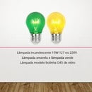 🇧🇷 Varal de Luzes Copa do Mundo – Verde e Amarelo