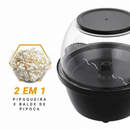 Pipoqueira Elétrica 2 em 1 Antiaderente 65g 110v/220v