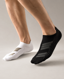 Kit Meias Invisíveis Esportivas Seda Gelo Antiderrapantes com Silicone no Calcanhar – 10, 15 ou 20 Pares